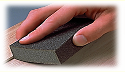 abrasive sanding block application
